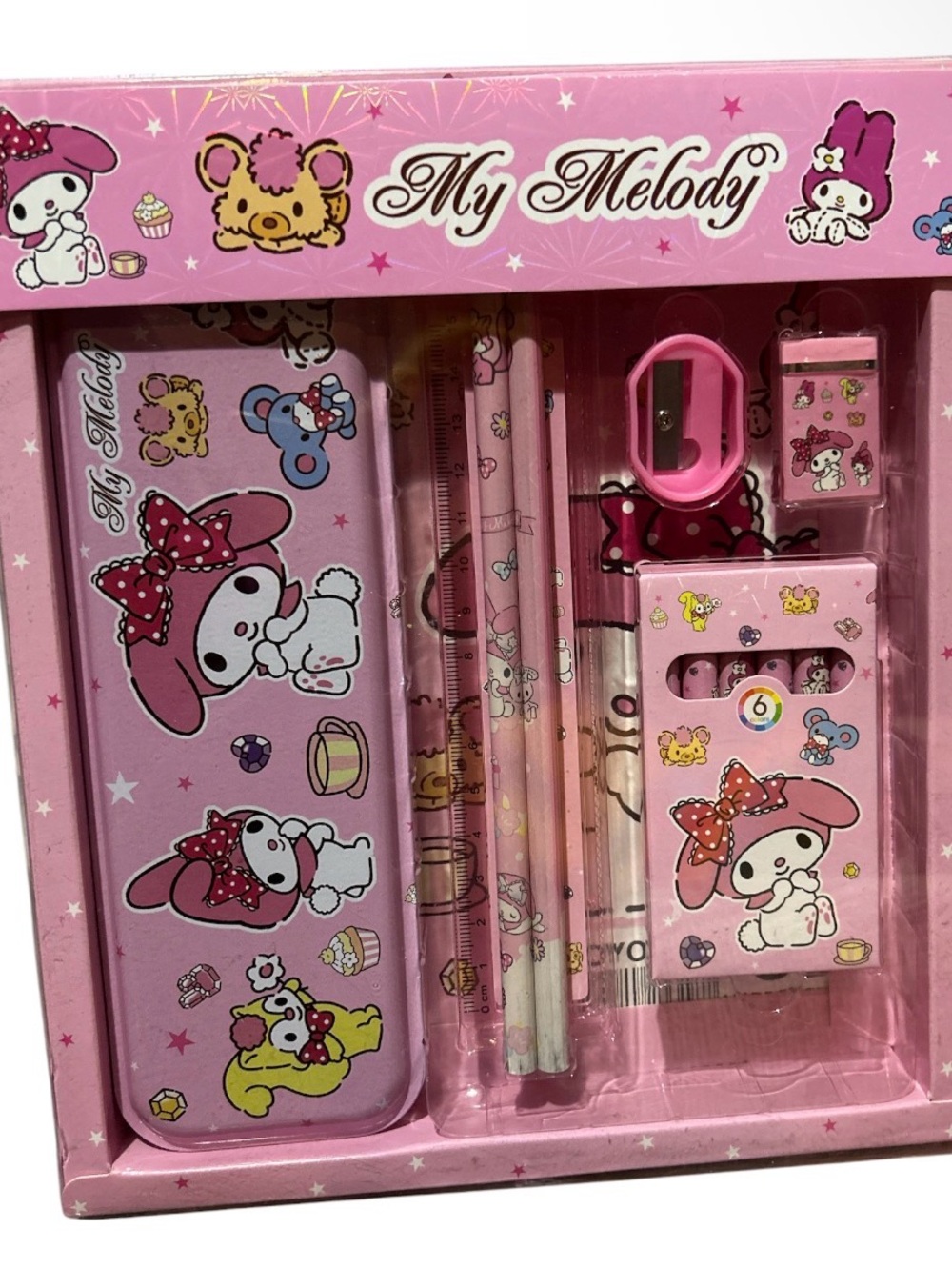 MY MELODY & KUROMI PENCIL/CRAYON SET-NEW - Picture 3 of 3